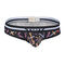 Neon Print Thong,black, swatch