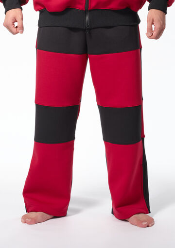 Two-tone Track Pants,red, small image number 1