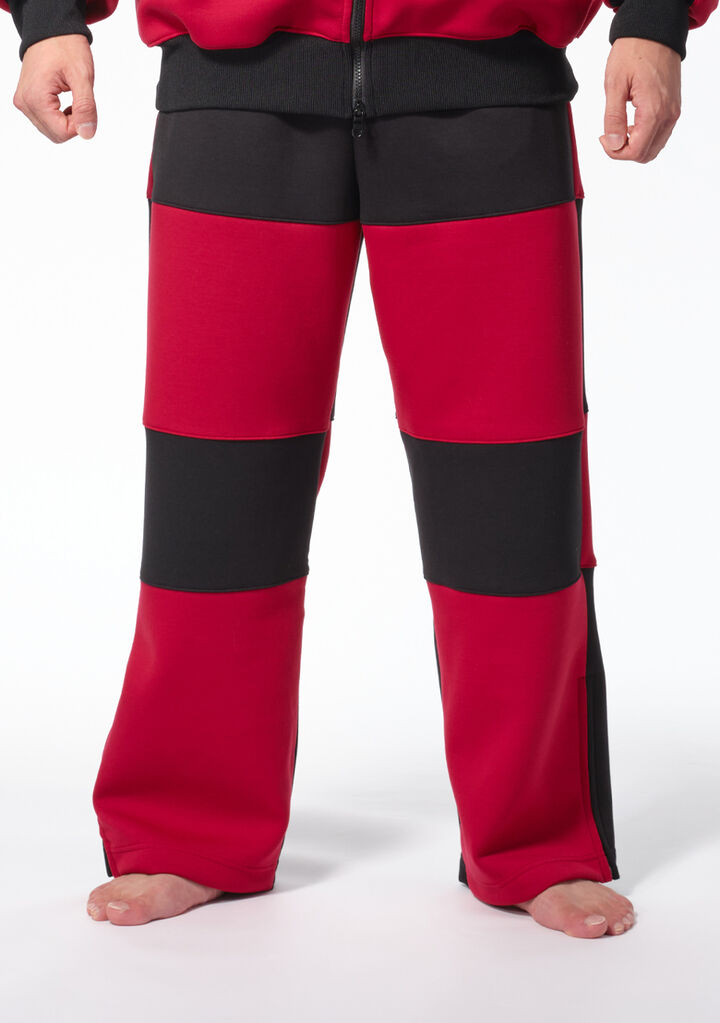 Two-tone Track Pants,red, medium image number 1