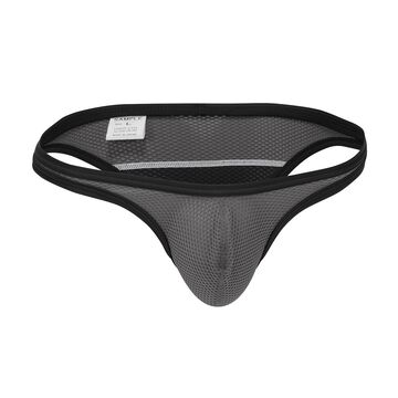 Bump Mesh Two-tone Bikini,darkgray, small image number 0