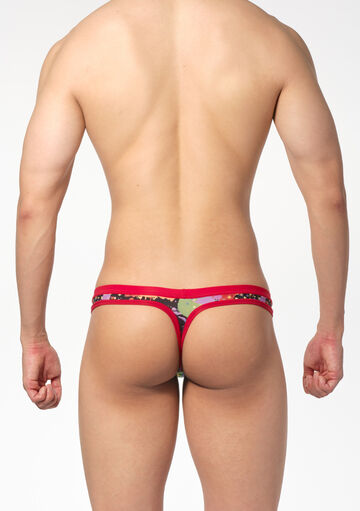 Mixed Paint Thong,red, small image number 2