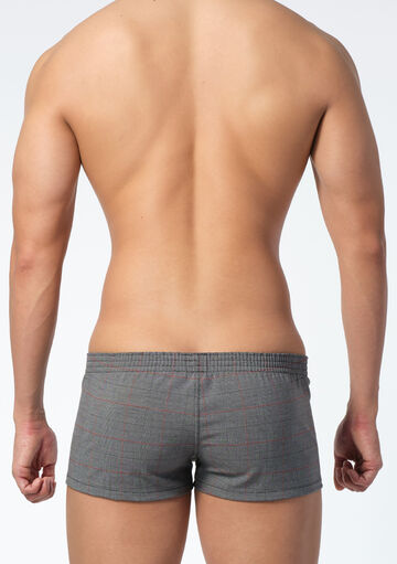 Glen Check Stretchable Trunks,gray, small image number 2