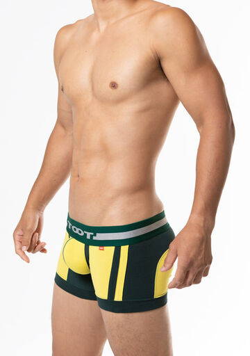 Double Line Short Boxer,darkgreen, small image number 2