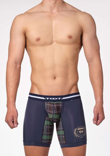 Madras Plaid Long Boxer,, small image number 1