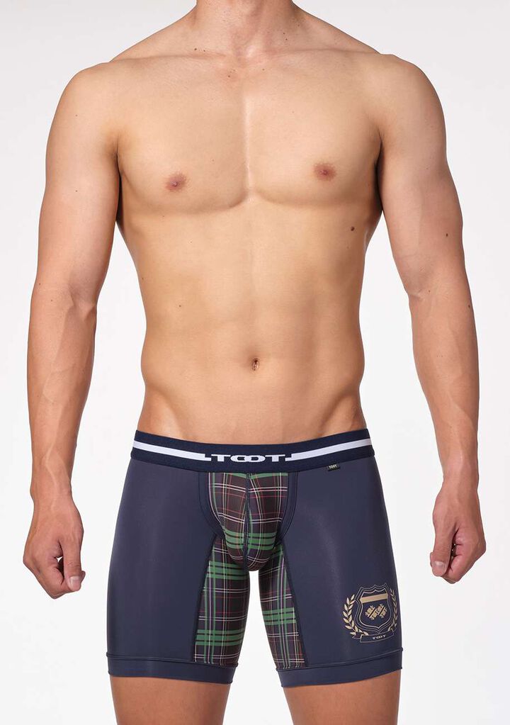 Madras Plaid Long Boxer,, medium image number 1