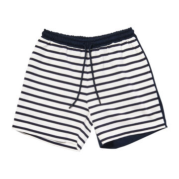 Marine Stripe Shorts,white, small image number 0