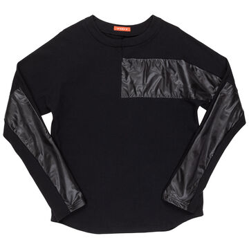 Solid Dolman Long Sleeve,black, small image number 0