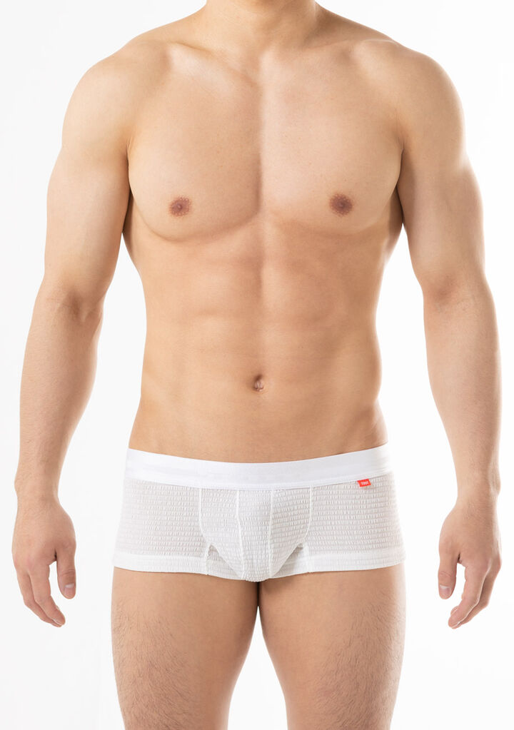 Willow Crepe Fit-Trunks,white, medium image number 1