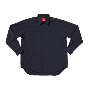 Solid-Man Shirt,navy, small image number 0