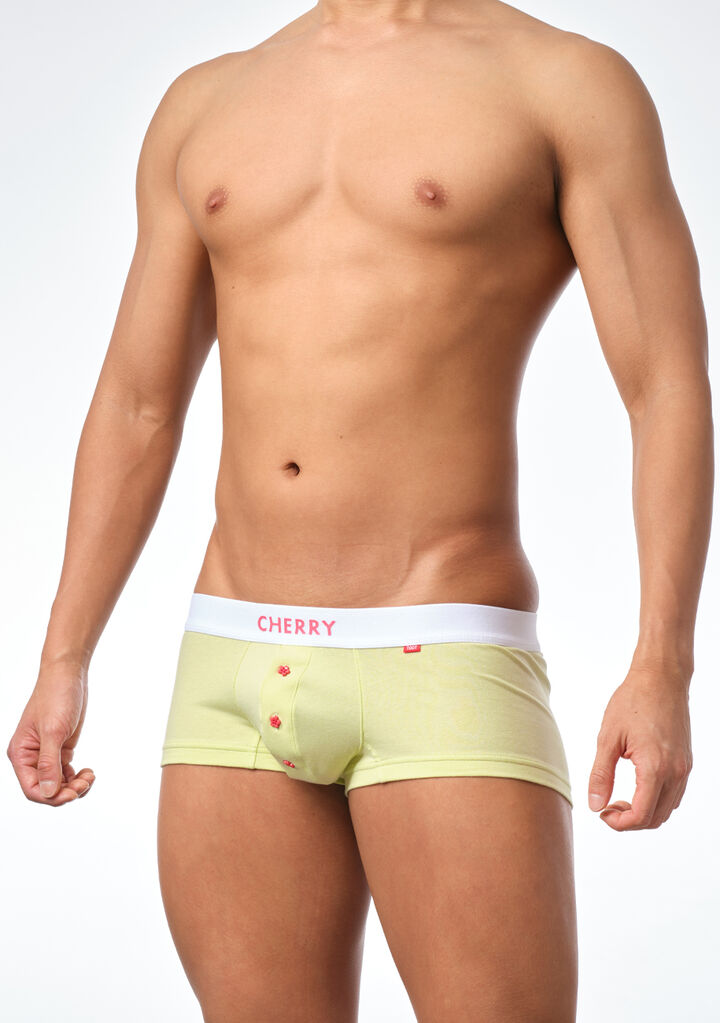 Cherry Smile Trunks,yellowgreen, medium image number 1