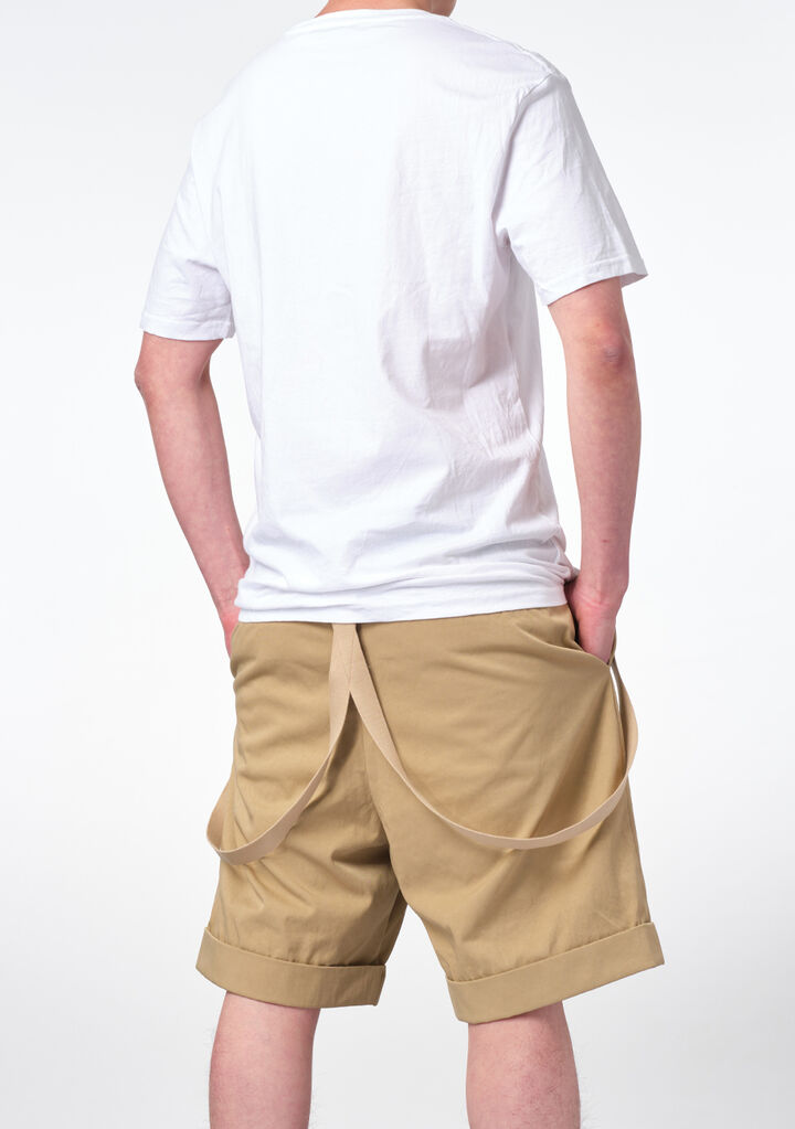 Suspender Chino Shorts,beige, medium image number 4