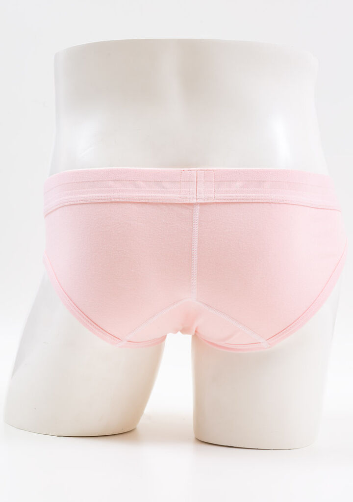 Piece-Dyed Cotton Brief,pink, medium image number 10