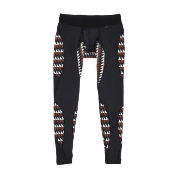 Tribal Stretch Leggings,brown, small image number 0