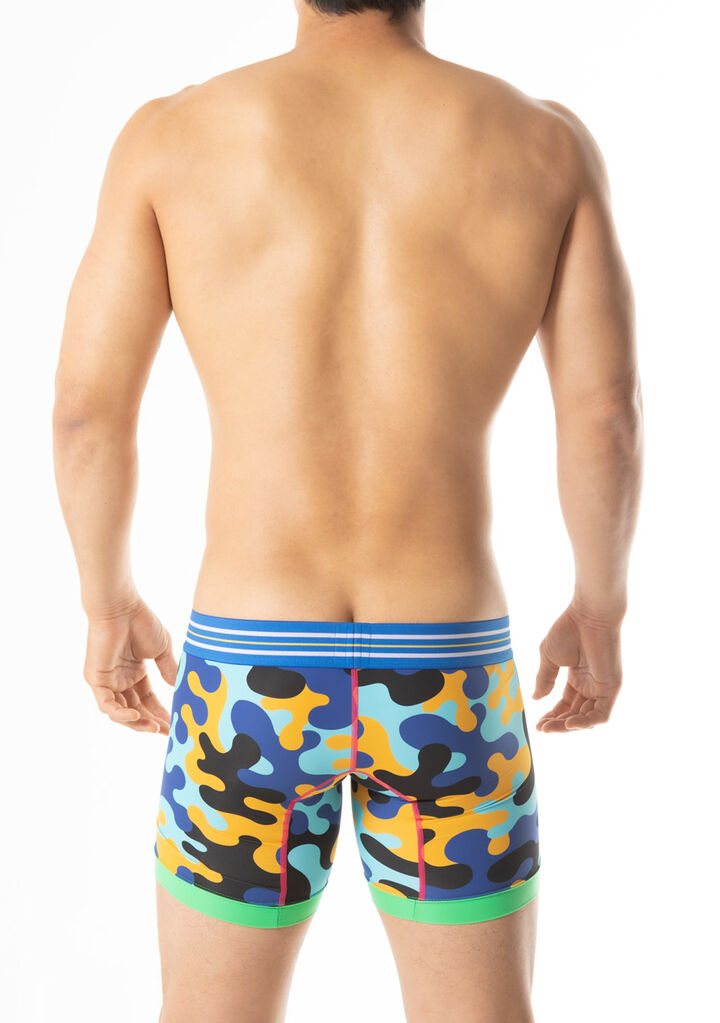 Vivid Camo Long Boxer,blue, medium image number 3