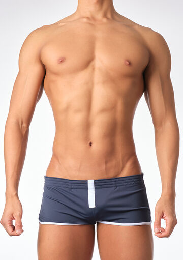 Front Taped Trunks,navy, small image number 1