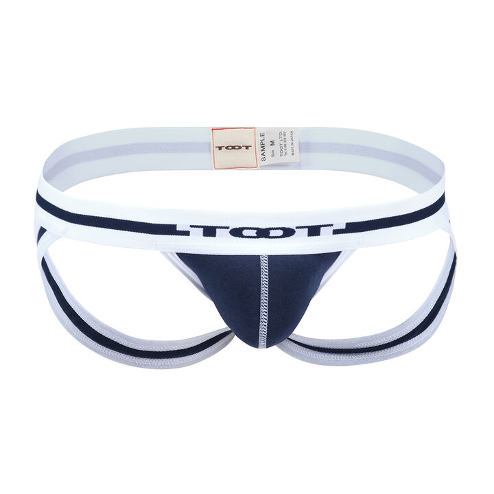 Color Cotton Jockstrap,navy, medium image number 0