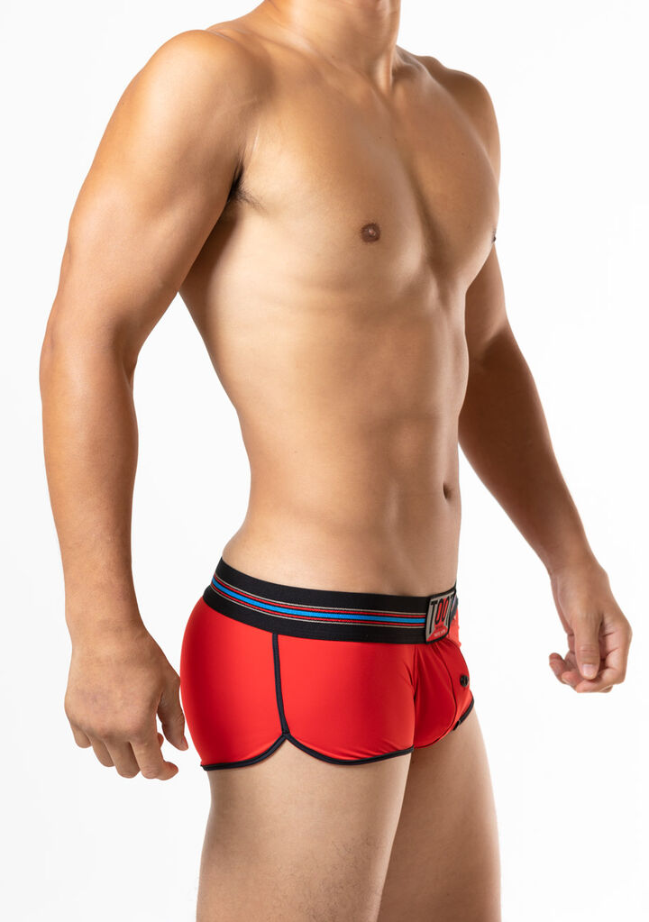 Smooth Fit Trunks,red, medium image number 4