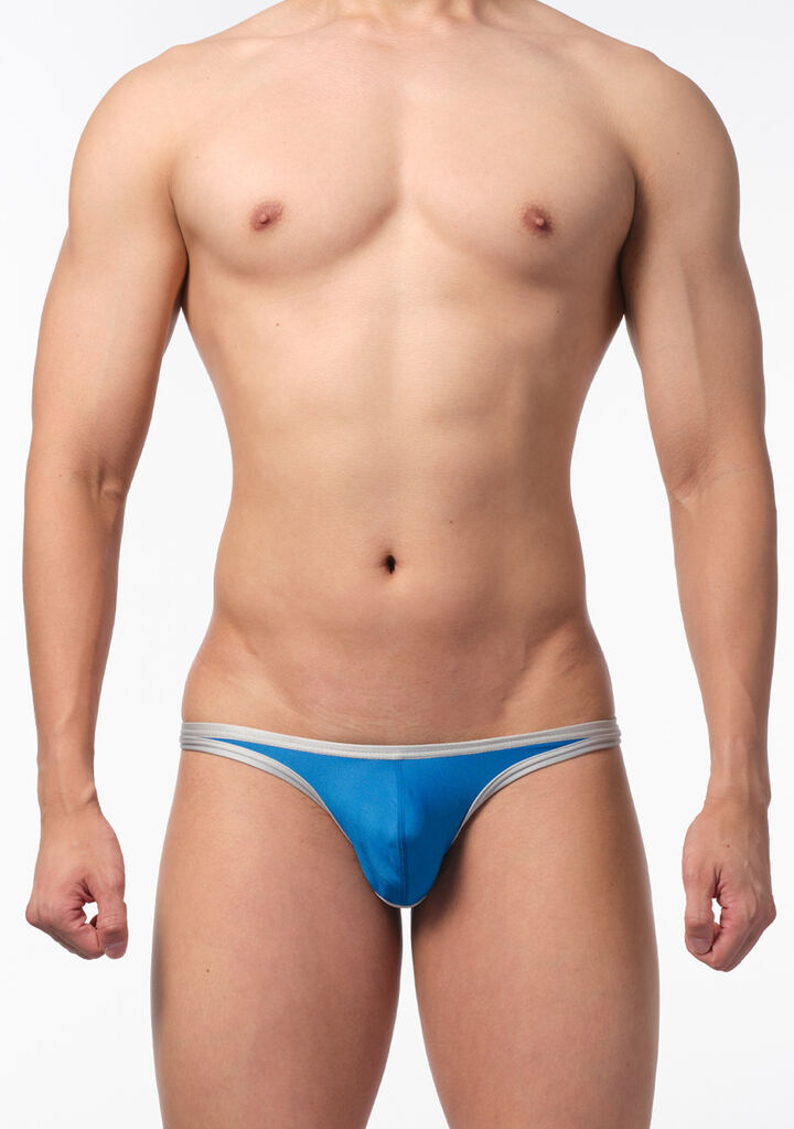 Silky Colored Bikini,blue, medium image number 1