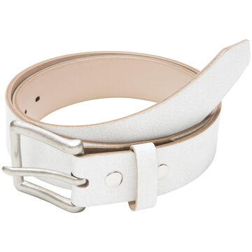 Men's Belt/White Cracking,white, small image number 0