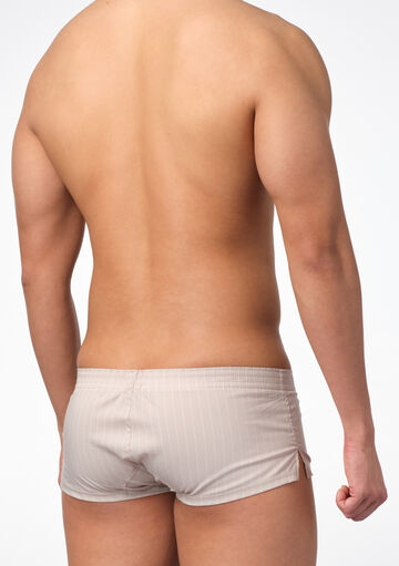 Dual Stripe Fit-trunks,beige, small image number 2