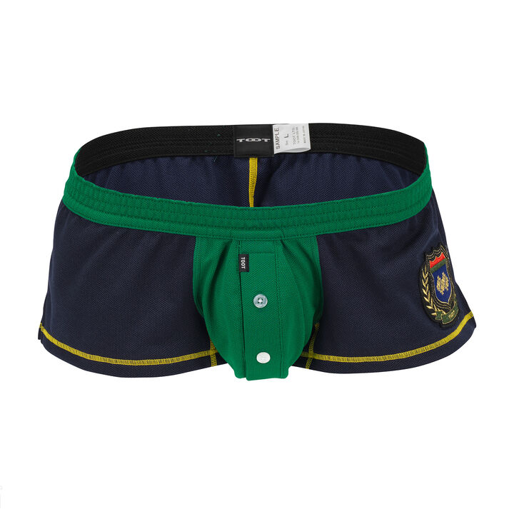 Patched Pique Fit Trunks,, medium