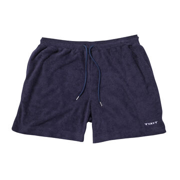 Relaxing Pile Shorts,navy, small image number 0