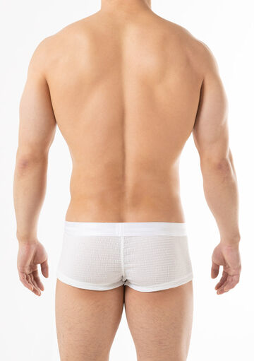 Willow Crepe Fit-Trunks,white, small image number 3