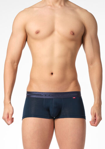 High-functionality Material Micro Boxer,navy, small image number 1