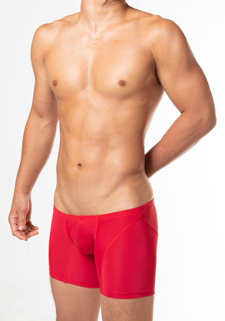 Athletic Long Boxer,red, medium image number 2