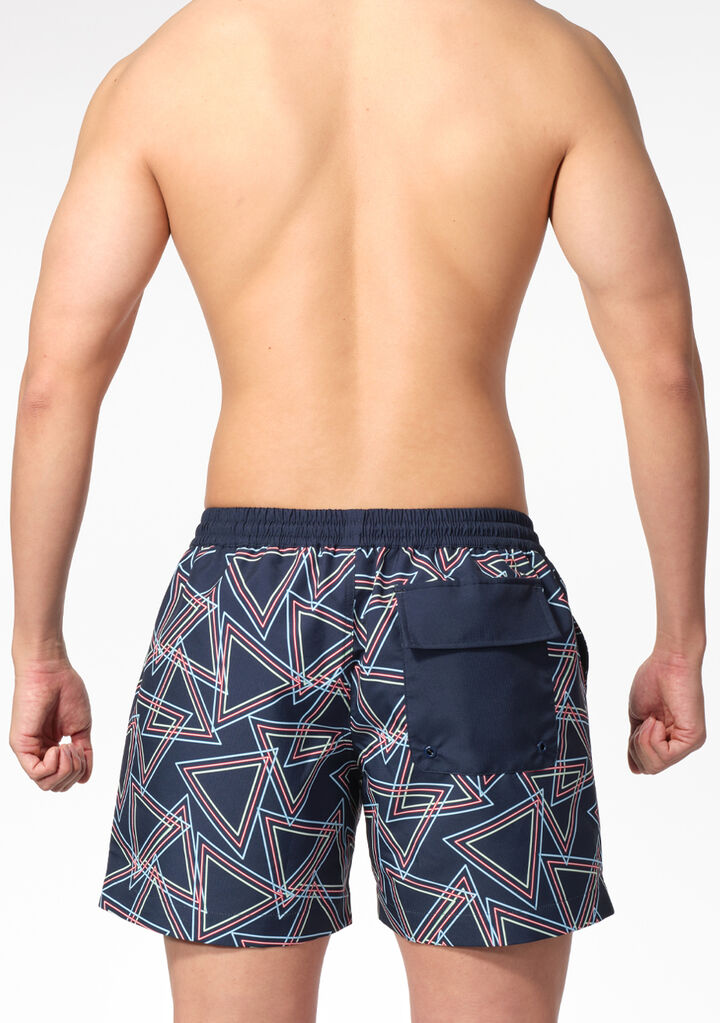 Triangle Line Surf Shorts,navy, medium image number 2