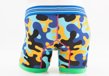Vivid Camo Long Boxer,blue, small image number 9