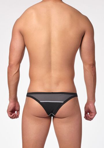 Bump Mesh Two-tone Bikini,darkgray, small image number 2