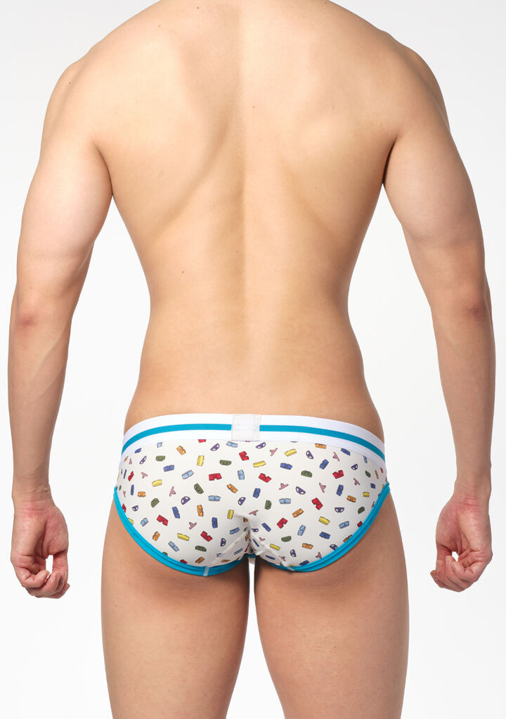 Underwear-dotted Bikini,ターコイズ, medium image number 2