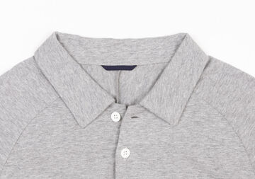 Chest Line Short-Sleeve Shirt,gray, small image number 5