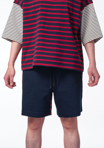 Marine Stripe Shorts,red, small image number 1