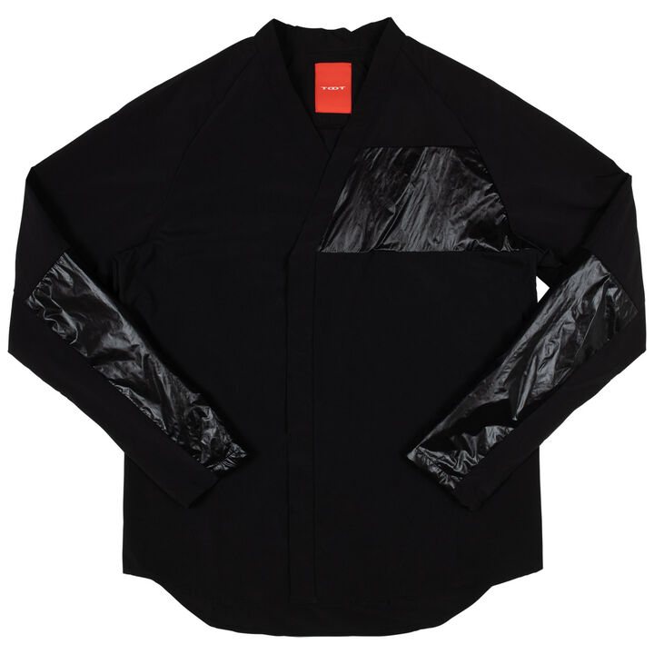 Solid Kimono Shirt,black, medium image number 1