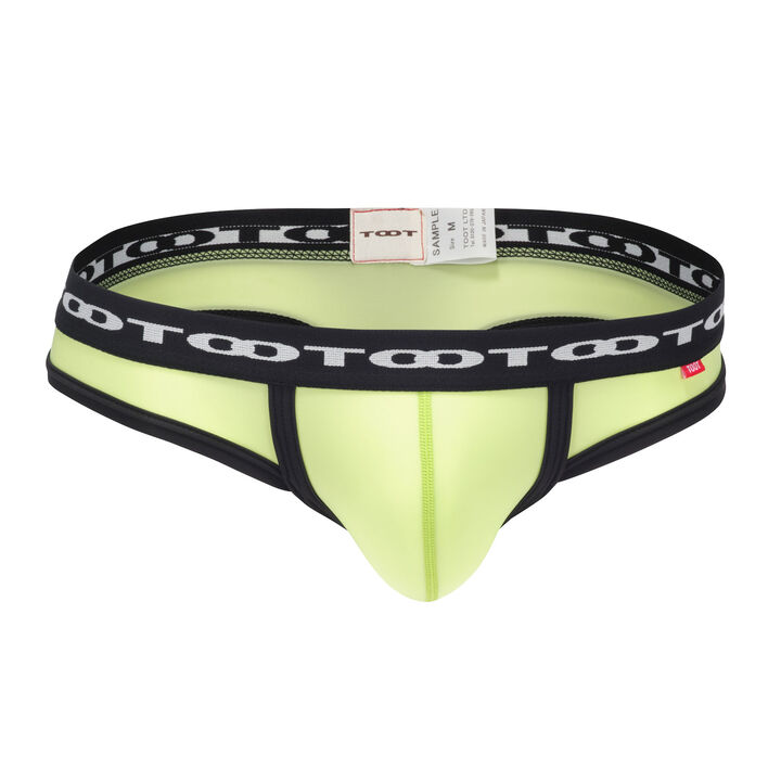 Chain Logo Bikini Thong,lime, medium image number 0