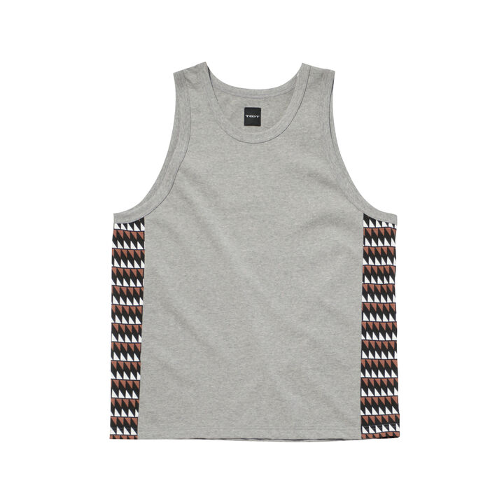 Tribal△ Tank Top,gray, medium image number 0