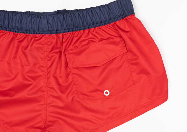 Lace-Up Board Short,red, medium image number 9