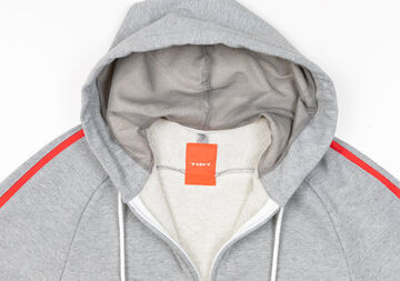Pacific Fleece-lined Zip-Up Hoodie,gray, small image number 5