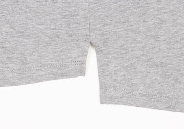 Chest Line Short-Sleeve Shirt,gray, small image number 9