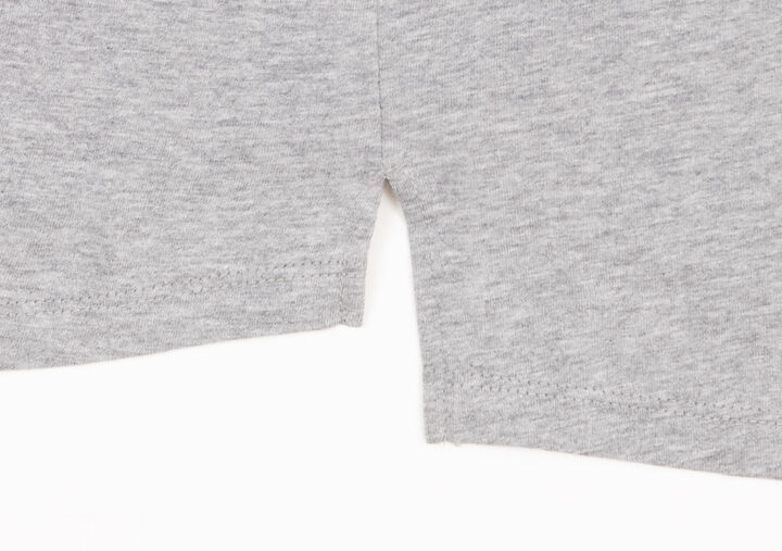 Chest Line Short-Sleeve Shirt,gray, medium image number 9