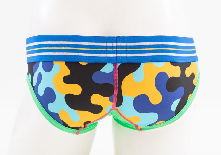 Vivid Camo Cup Bikini,blue, medium image number 9