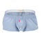 Gingham Seersucker Fit Trunks,saxe, swatch