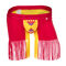 Fringed Hem Boxer,red, swatch