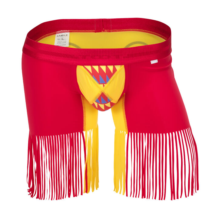 Fringed Hem Boxer,, medium