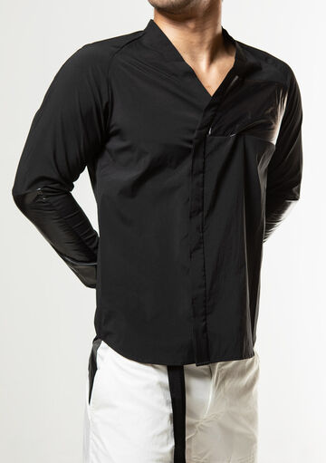 Solid Kimono Shirt,black, small image number 9