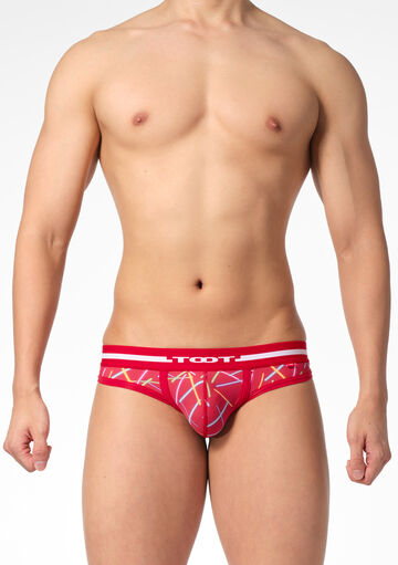Neon Print Thong,red, small image number 1