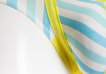 Stripe Cup Bikini,lemon, small image number 6