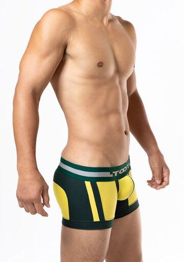 Double Line Short Boxer,darkgreen, small image number 3